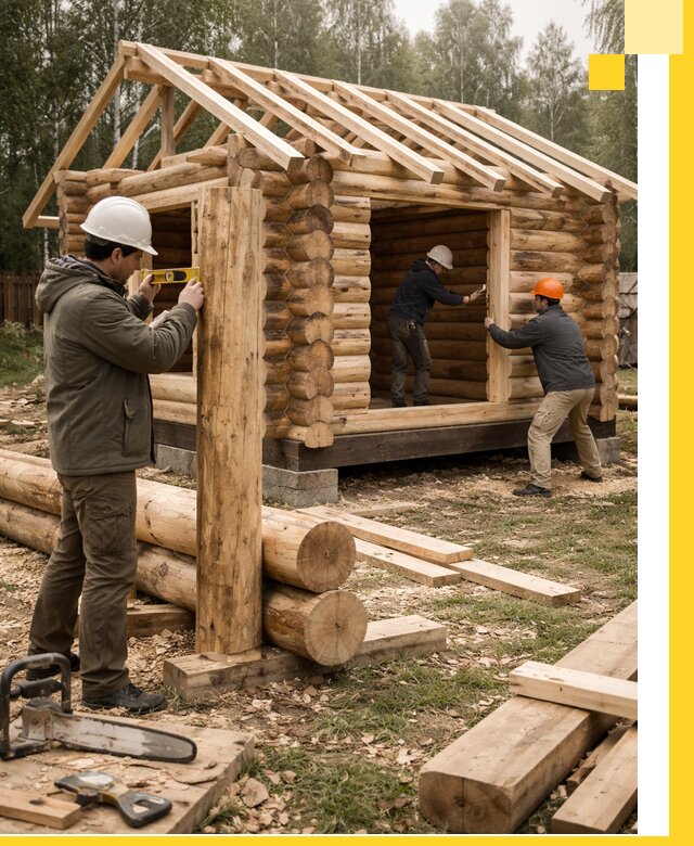 Строительство бань для дачи под ключ в Похвистневе с доставкой и монтажом