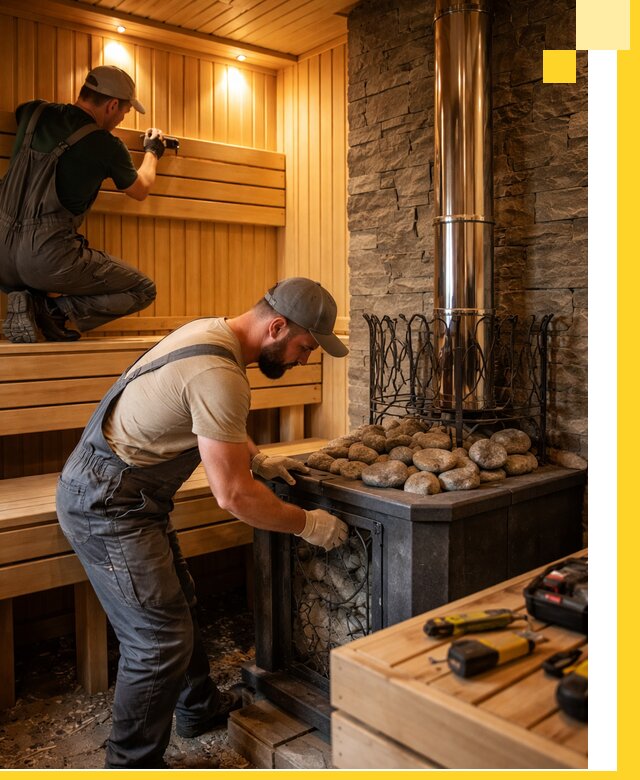 Комплексный дизайн бань, саун и зон отдыха в Похвистневе