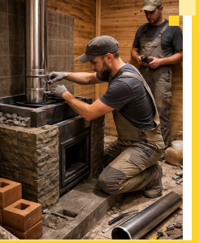 Изготовление и установка банных печей под ключ в Похвистневе