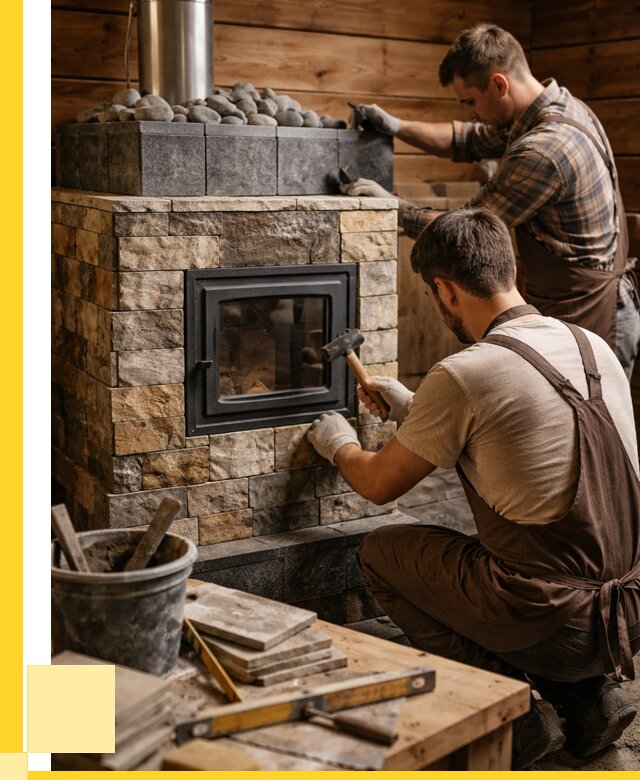 Облицовка банной печи в Похвистневе от 15378 р. | ЭриданПхв