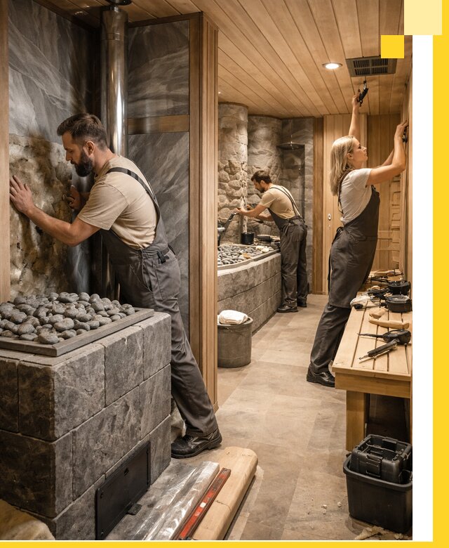 Строительство бань и SPA процедур в Похвистневе под ключ и отделкой