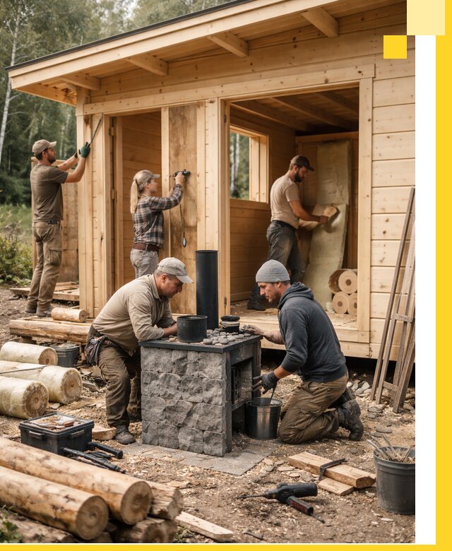 Купить баню под ключ в Похвистневе строительство монтаж отделка