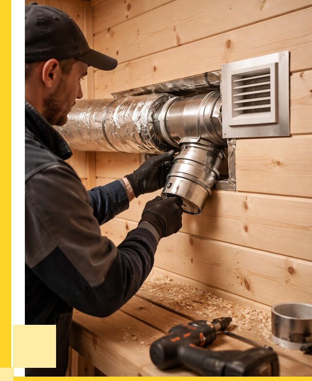 Монтаж вентиляции бани в Похвистневе от 12302 р. | ЭриданПхв