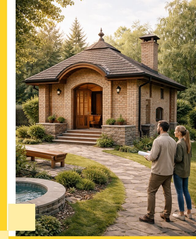 Проект кирпичной бани в Похвистневе от 30756 р. | ЭриданПхв