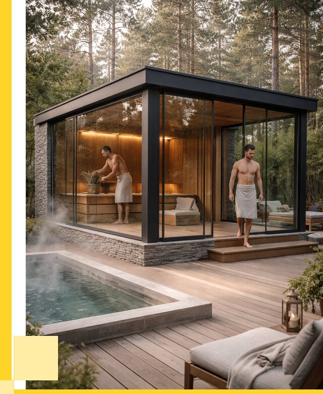 Стеклянные бани и двери в Похвистневе от 461340 р. | ЭриданПхв