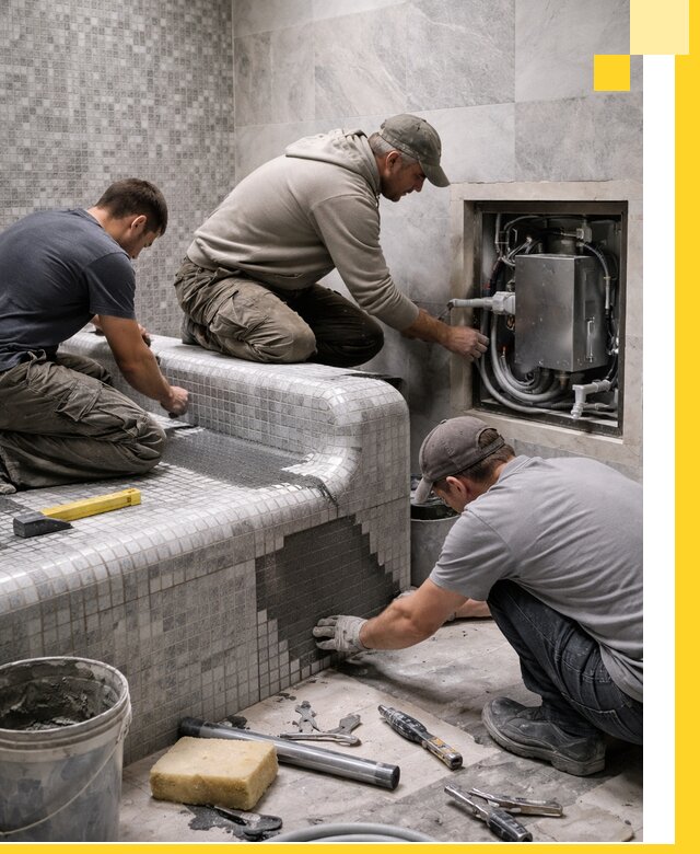 Проекты хамамов под ключ в Похвистневе и дизайн и строительство