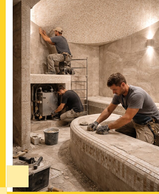 Монтаж хамамов под ключ в Похвистневе от 256300 р. ЭриданПхв