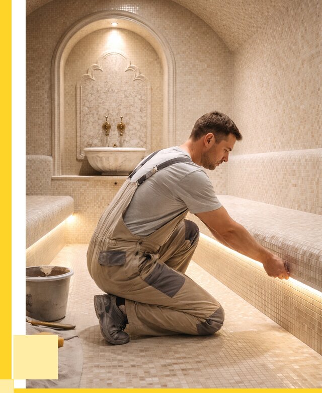 Отделка хамамов под ключ в Похвистневе от 5639 р. | ЭриданПхв