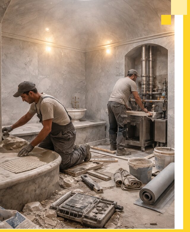 Строительство турецких бань хаммам под ключ в Похвистневе