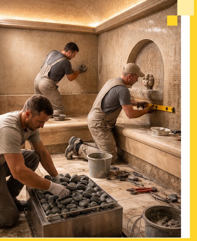 Проектирование и строительство хамама и сауны в Похвистневе