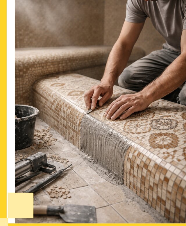 Плитка для хамама под ключ в Похвистневе от 3588 р. | ЭриданПхв